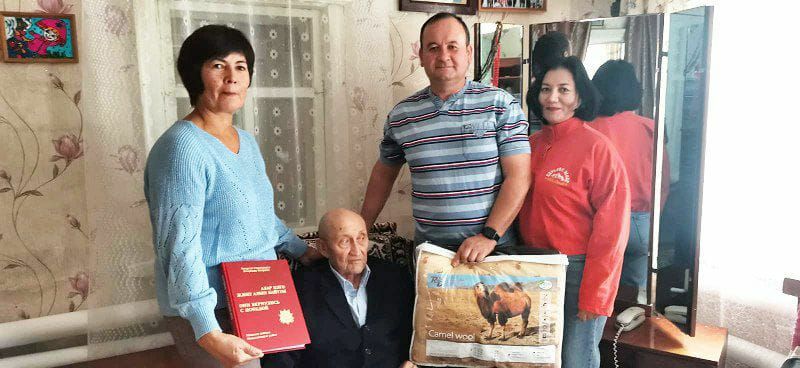 90-летний юбилей отмечает житель города Мензелинск труженик тыла, ветеран труда ХАРИСОВ МИРЗАГИТ ХАРИСОВИЧ