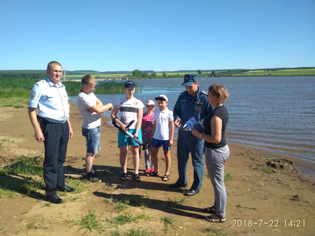 В Мензелинском районе продолжается патрулирование водоемов