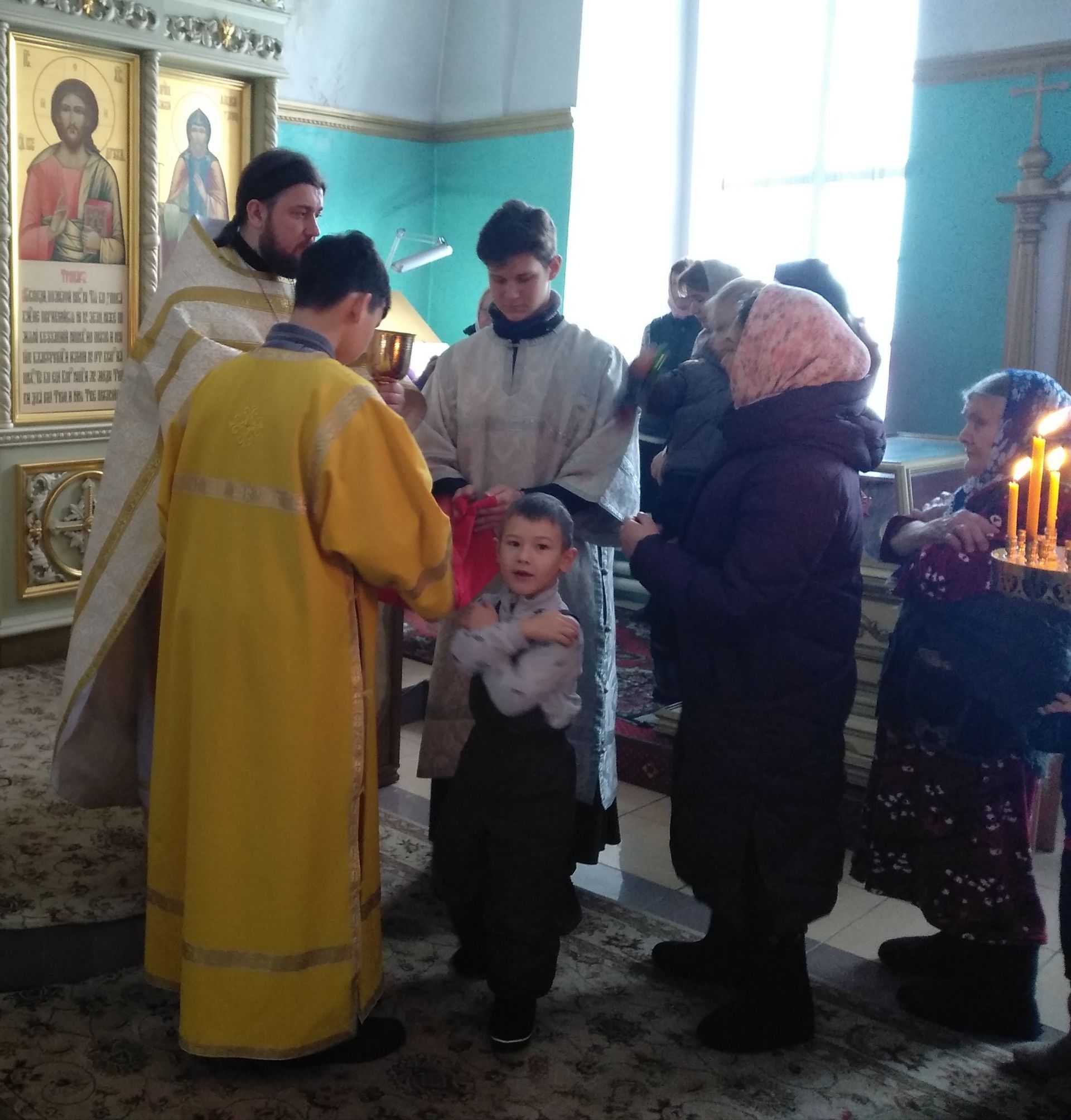 Крещение Господне отмечали православные жители Мензелинска