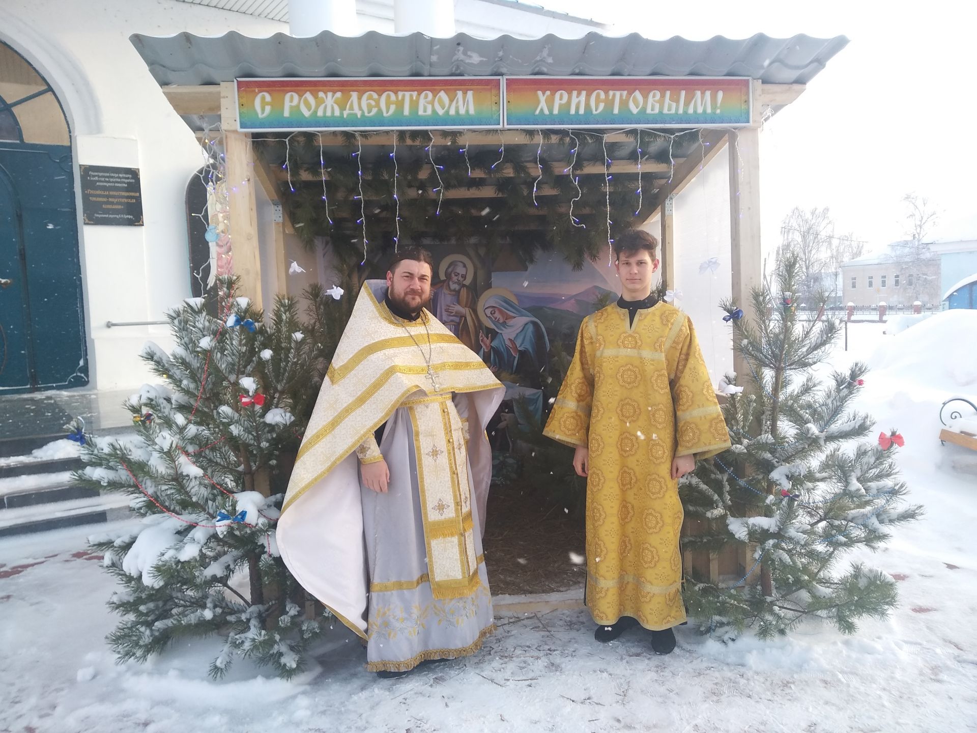 В Никольском соборе состоялась служба, посвященная Рождественскому сочельнику