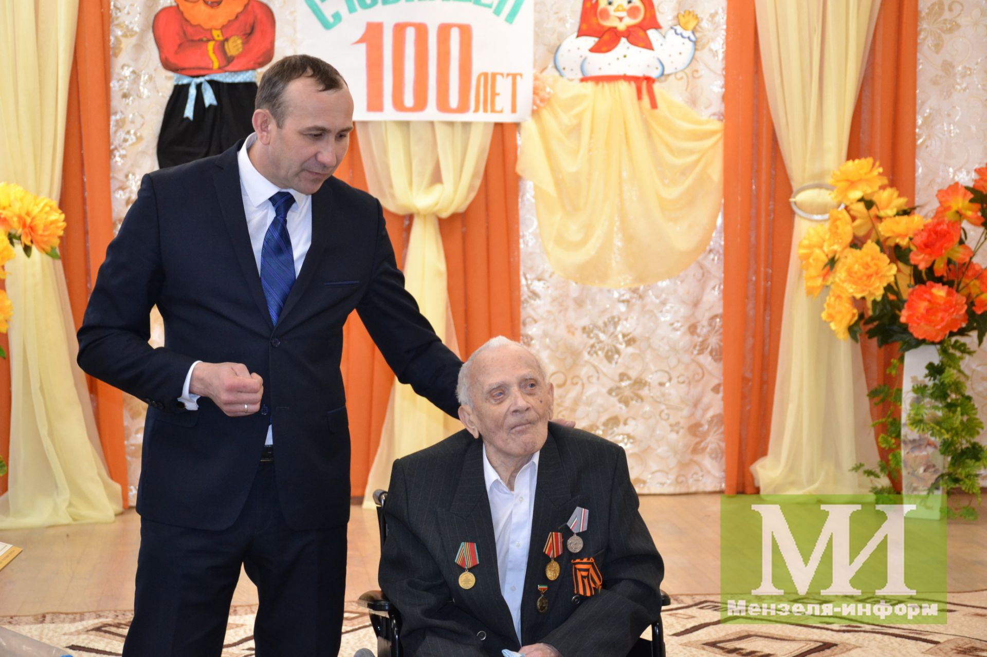 Ветерану ВОВ Михаилу Кузнецову исполнилось 100 лет