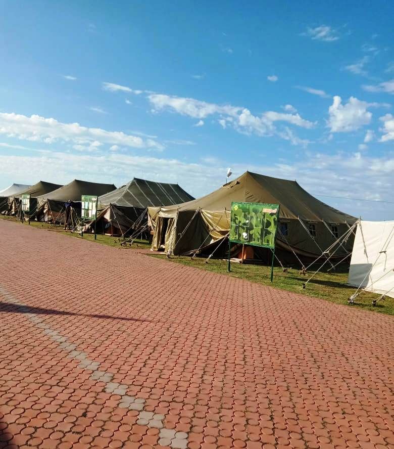 Воспитанники приюта "Тургай" в лагере "Растим патриотов" города Мензелинск