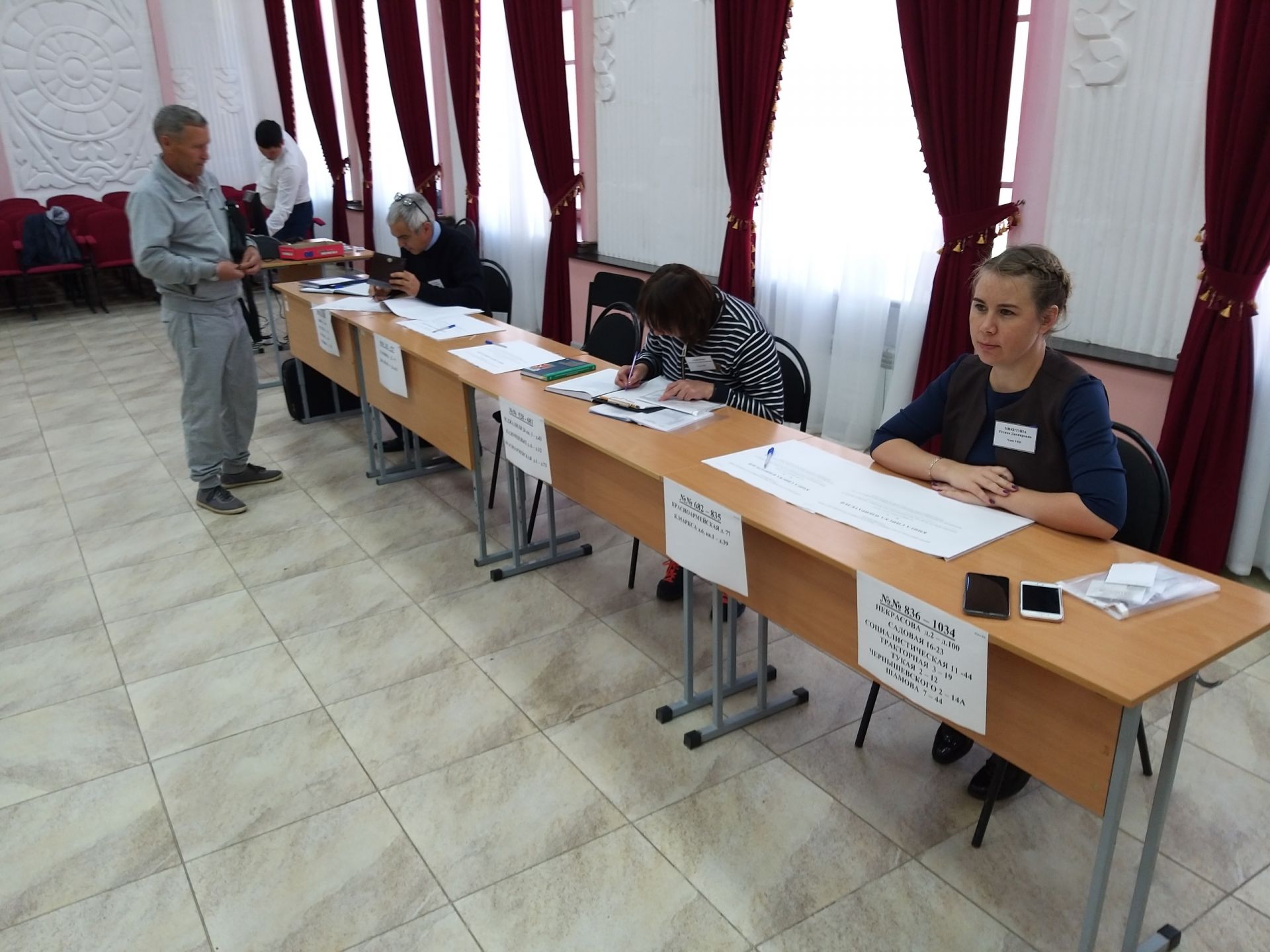 Избирательный участок оснащён цифровыми технологиями