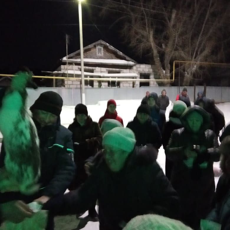 Новый год в Тегермянче провели при поддержке спонсоров