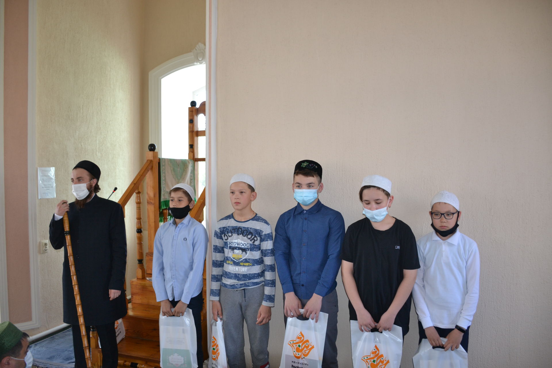 В Мензелинской мечети прочитали намаз в честь Ураза-байрам