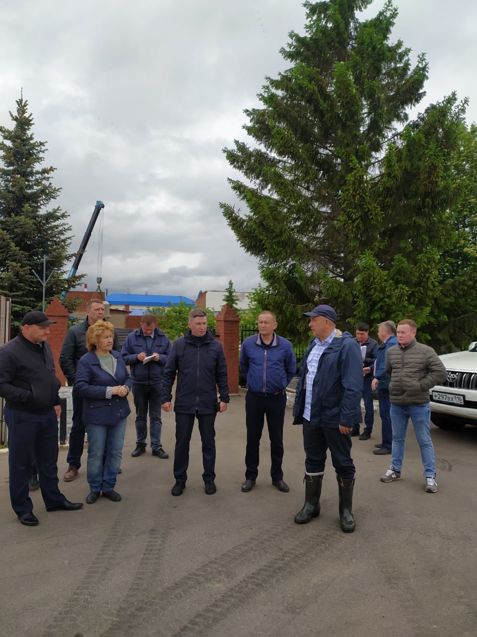 Глава района Айдар Салахов совершил объезд строительных объектов Мензелинска