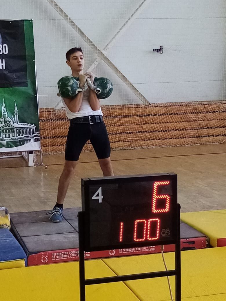 Очередная победа Мензелинских гиревиков