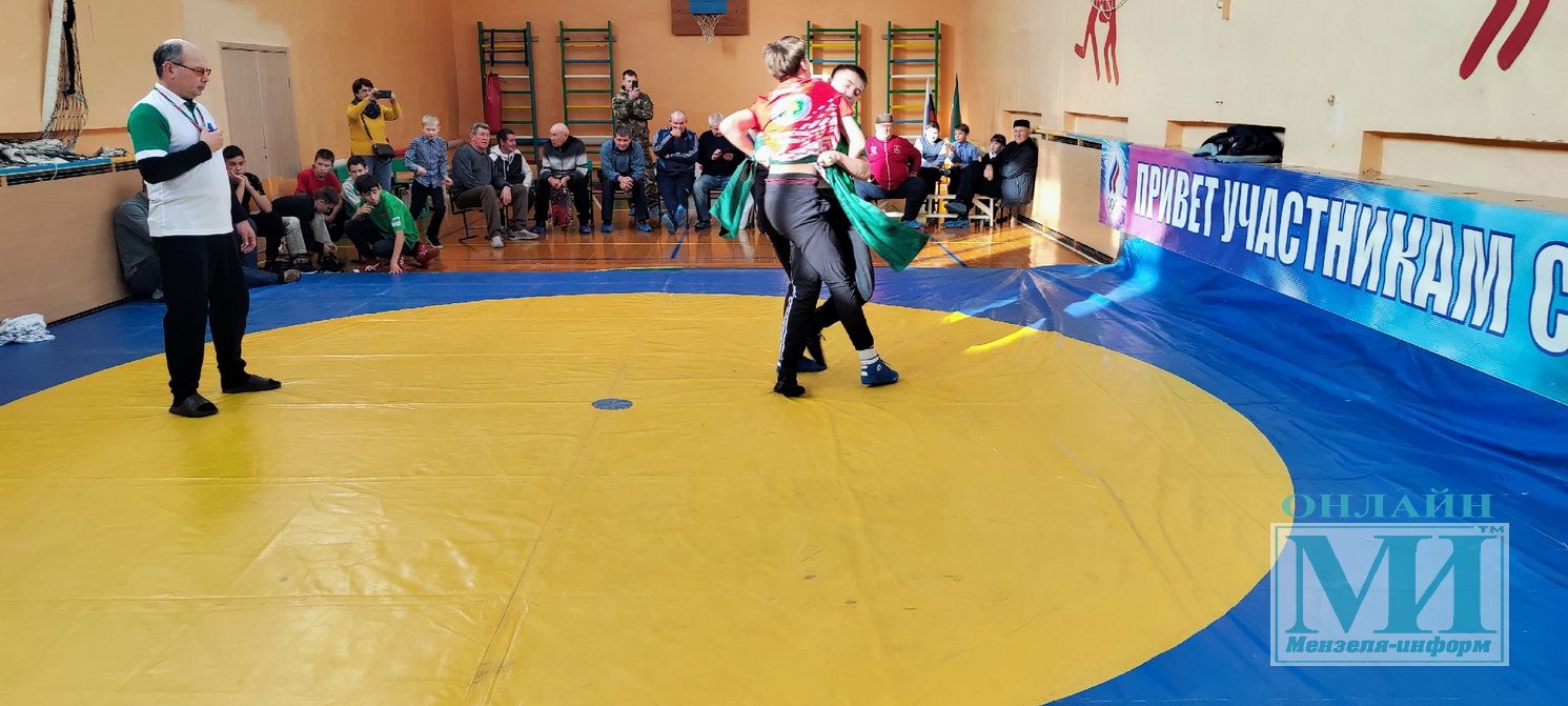 В спортзале Аюской школы Мензелинского района состоялся межрайонный турнир по борьбе