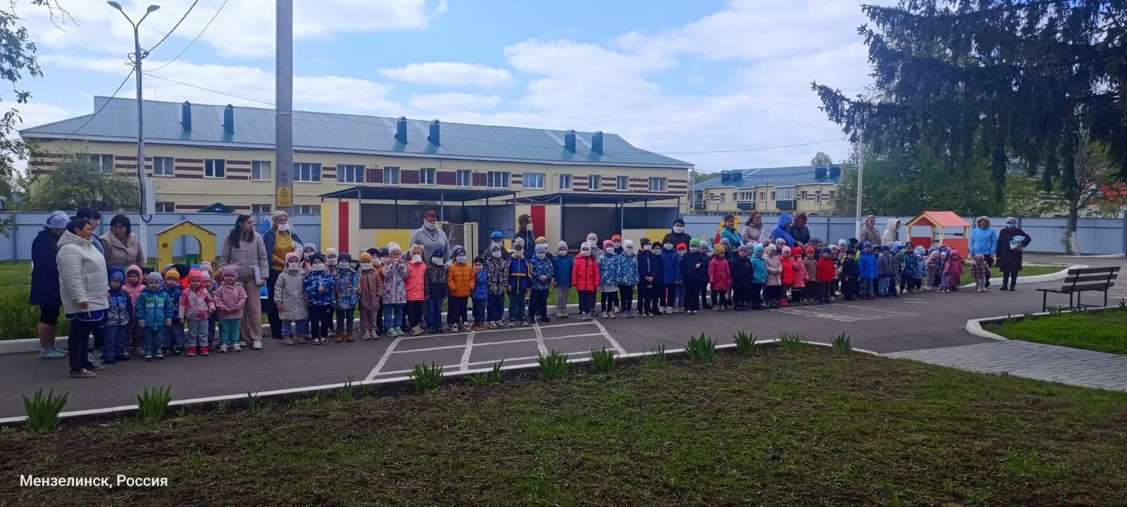 В одном из детских садов города Мензелинска прошла учебная пожарная эвакуация