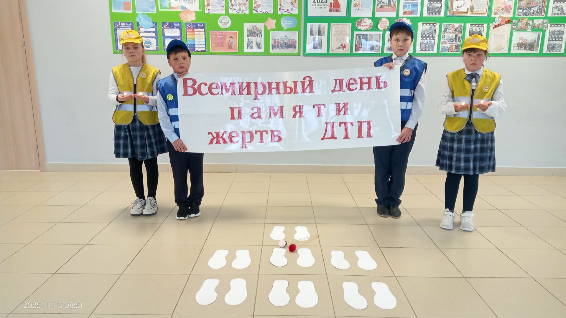 Безопасность начинается с памяти: акция в Верхнетакерменской школе