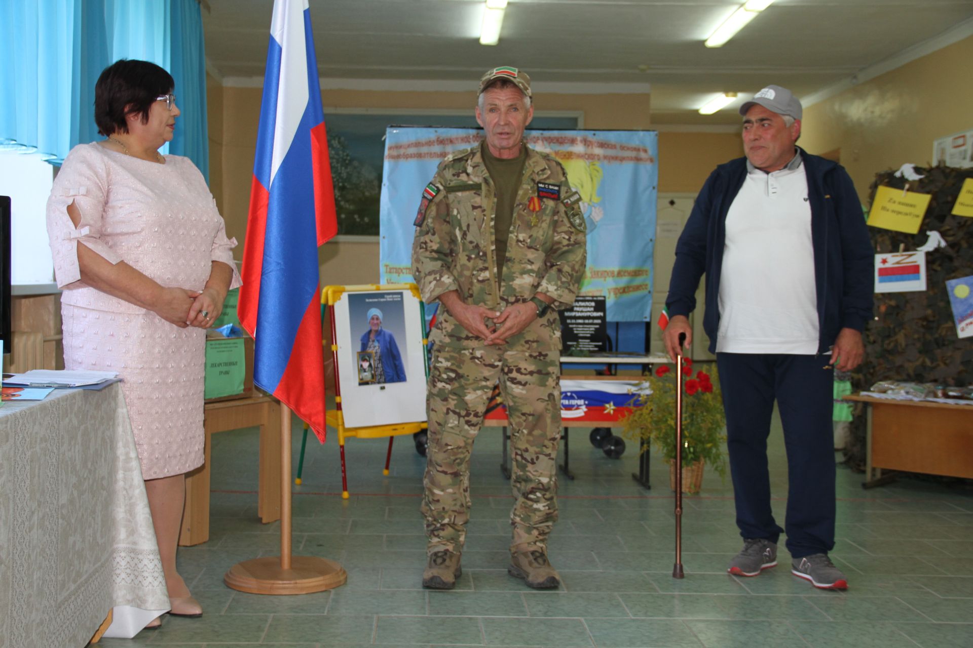Урыс мәктәбендә «Герой партасы» ачылды