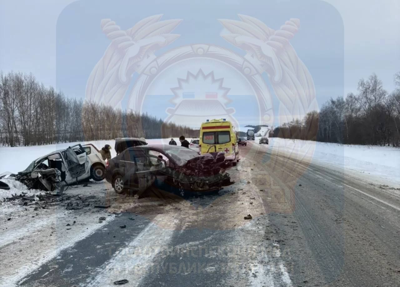 Лобовое столкновение  унесло жизни двух человек