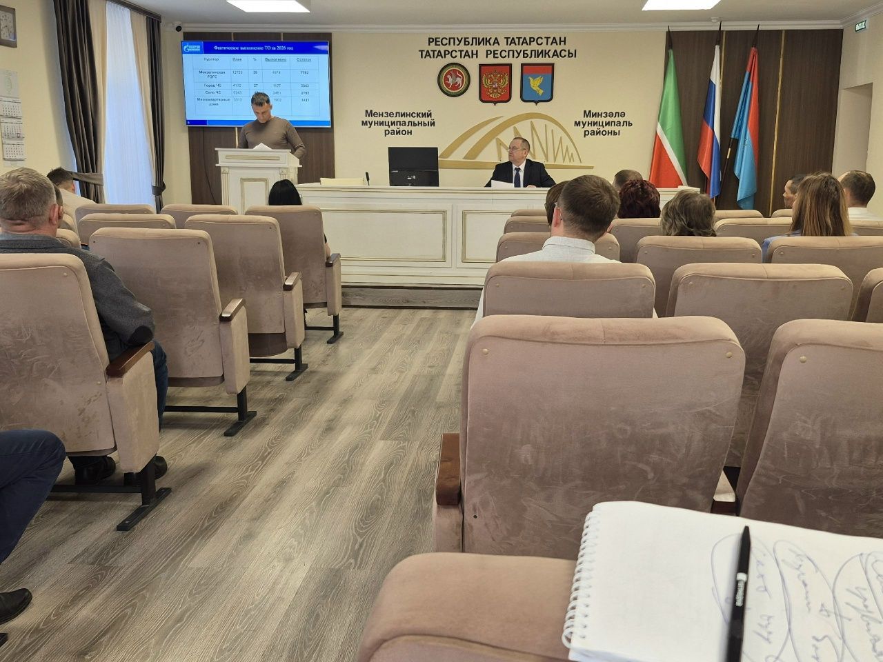 Владимир Чернов довел  информацию о ходе проведения технического обслуживания газового оборудования в Мензелинском районе