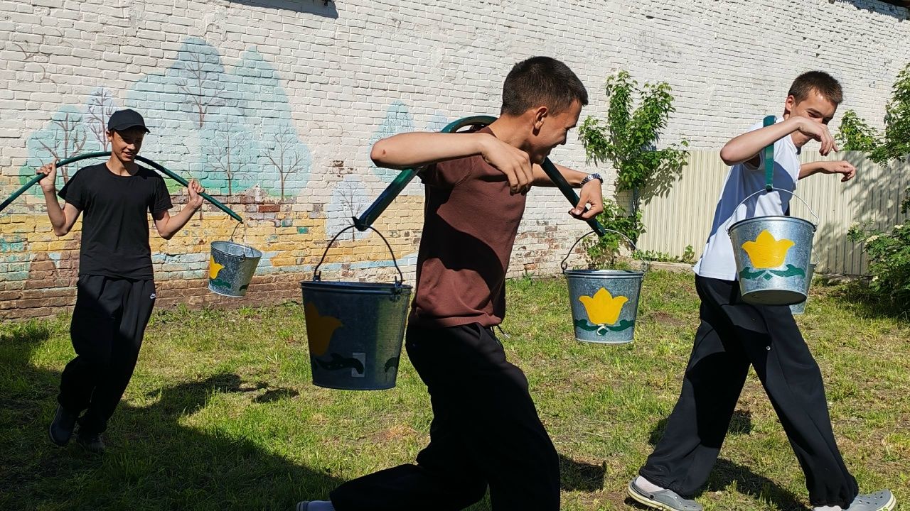 В Мензелинске организовали праздник для школьников по мотивам Сабантуя