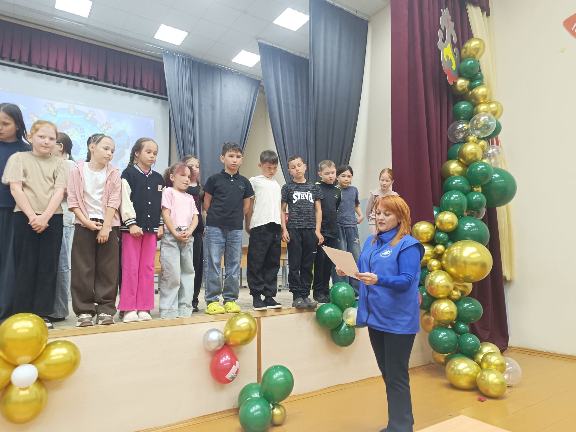 В пришкольном лагере гимназии прошла познавательная игра по безопасности дорожного движения