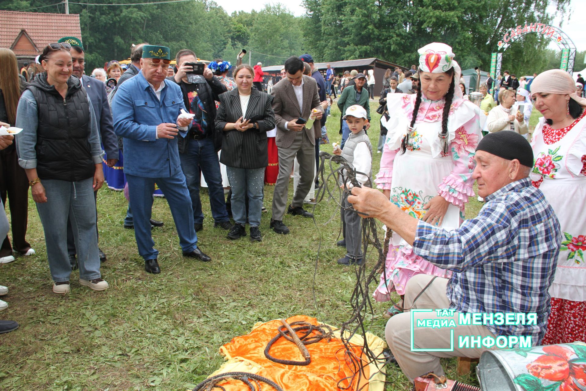 Мгновения Сабантуя в Мензелинске