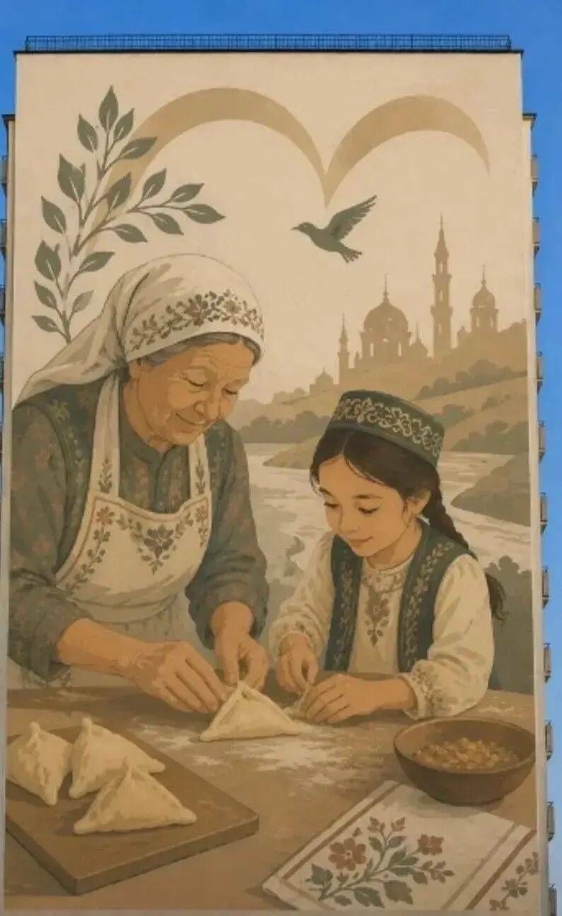 В Набережных Челнах создадут мурал о семейных ценностях и преемственности поколений