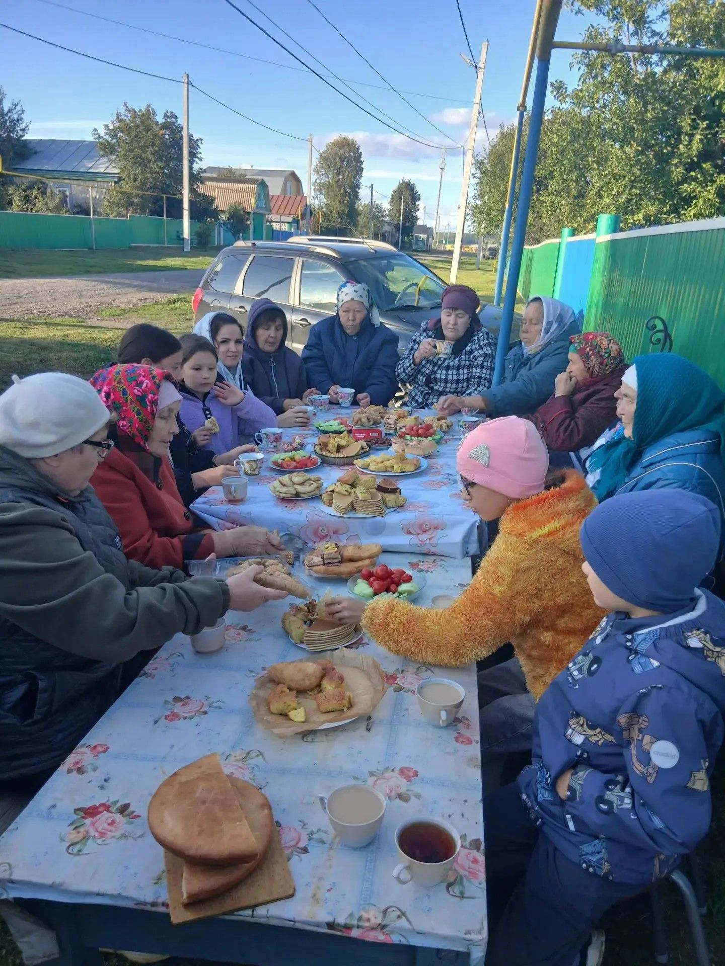 Жители деревни Мензелинского района провели дворовые посиделки