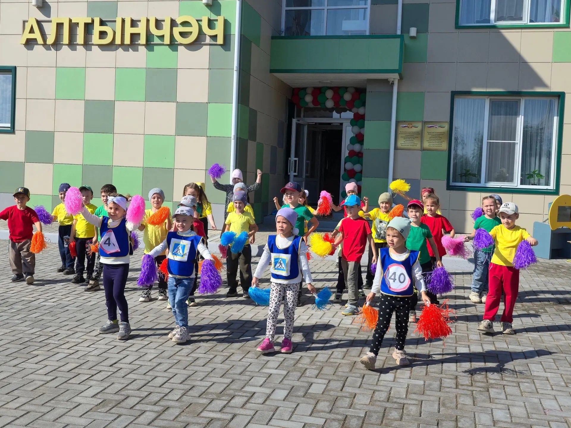 Дошкольники из «Алтынчэч» сдали экзамен на права