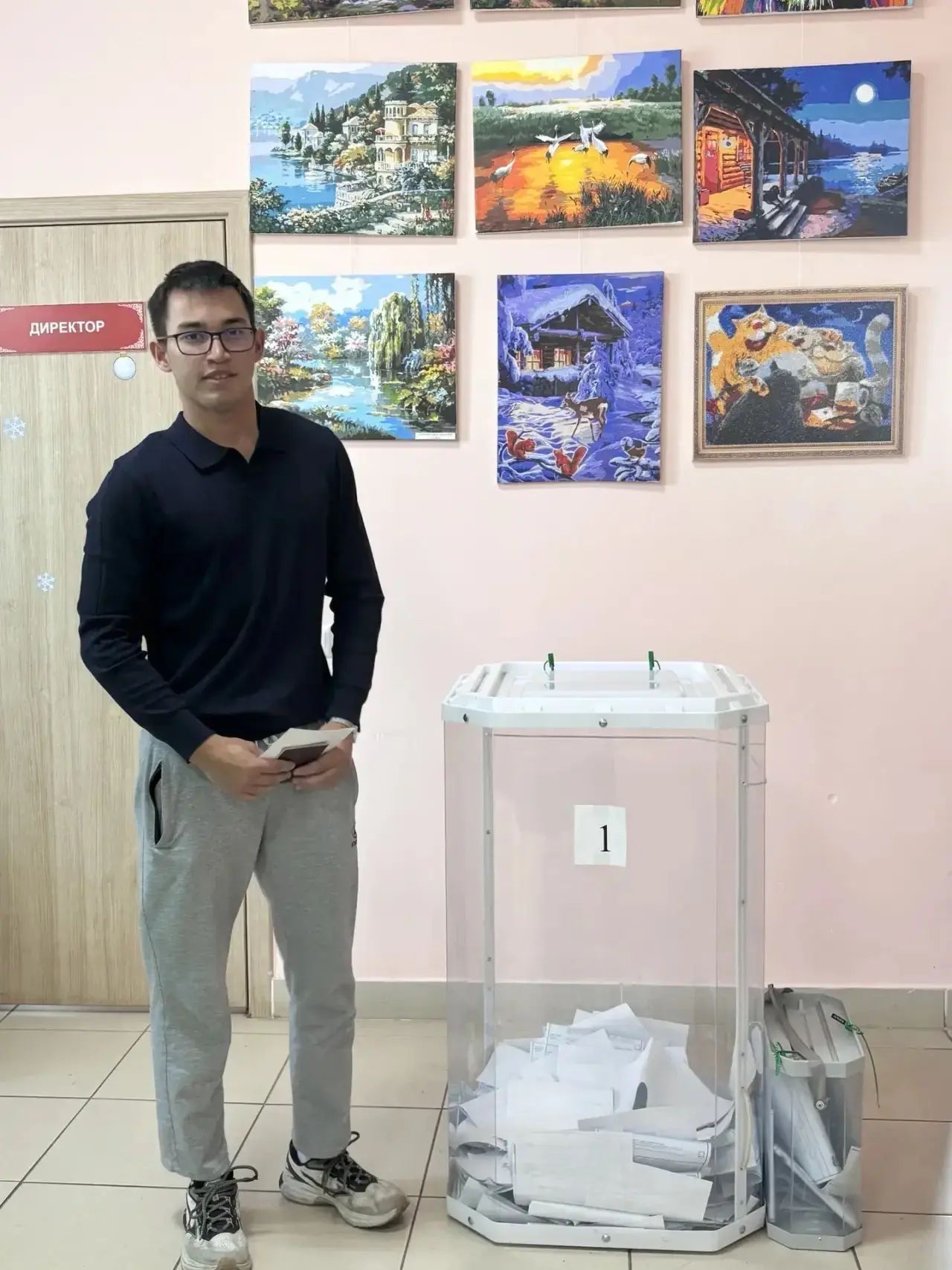 В Мензелинске еще есть молодежь, и они участвуют в выборах