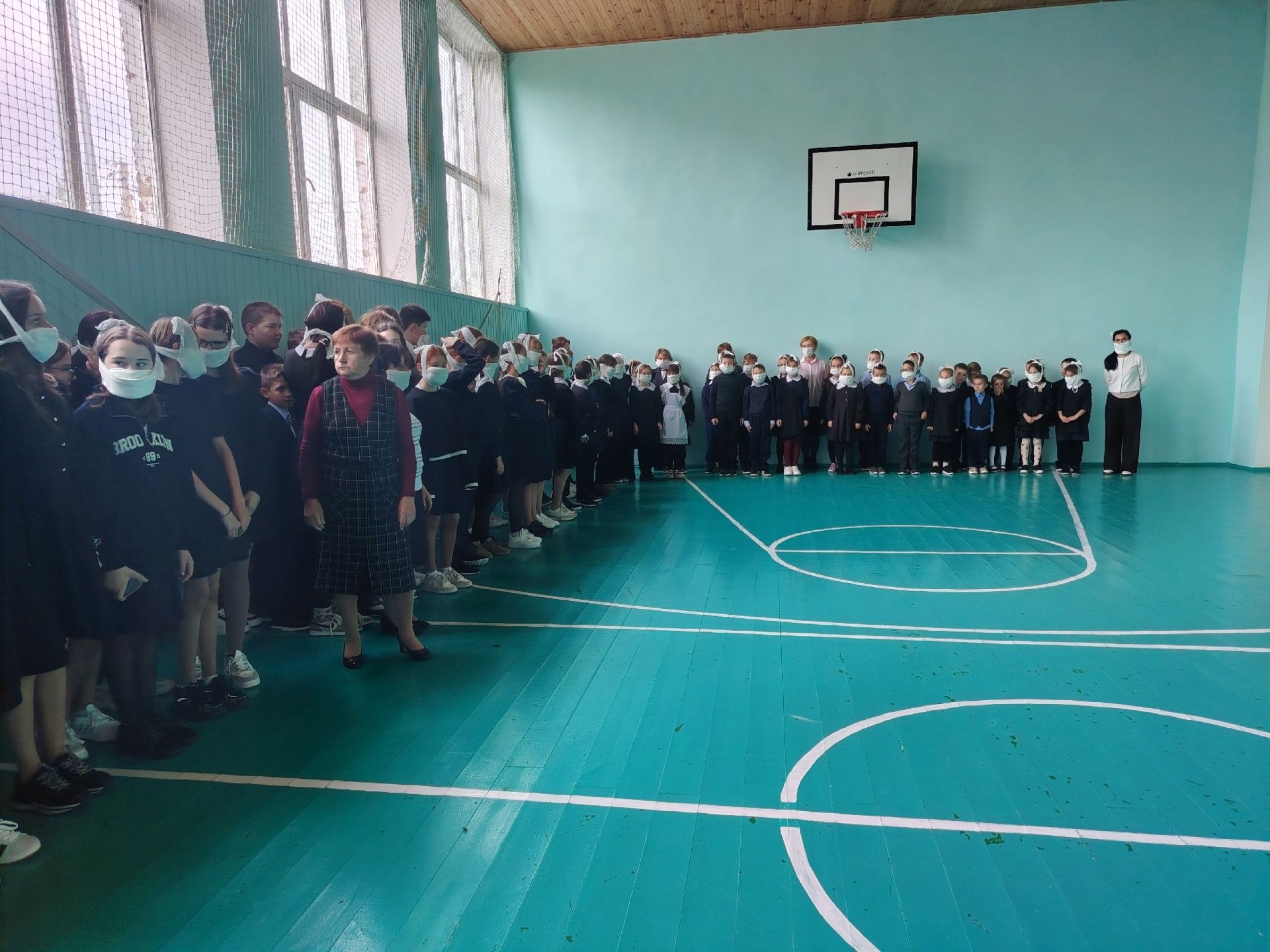 В Кузембетьевской средней школе прошли тренировочные учения по эвакуации при пожаре