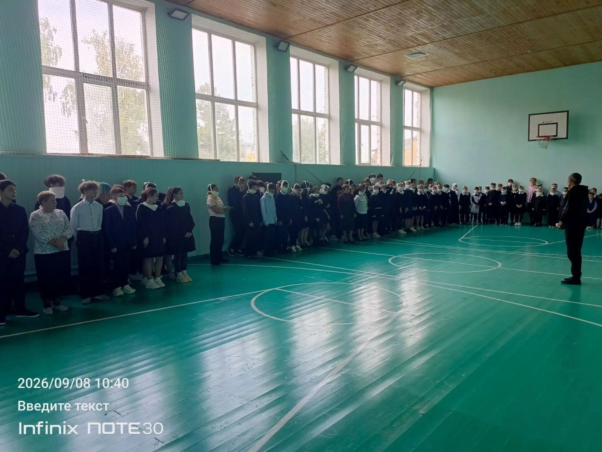 В Кузембетьевской средней школе прошли тренировочные учения по эвакуации при пожаре