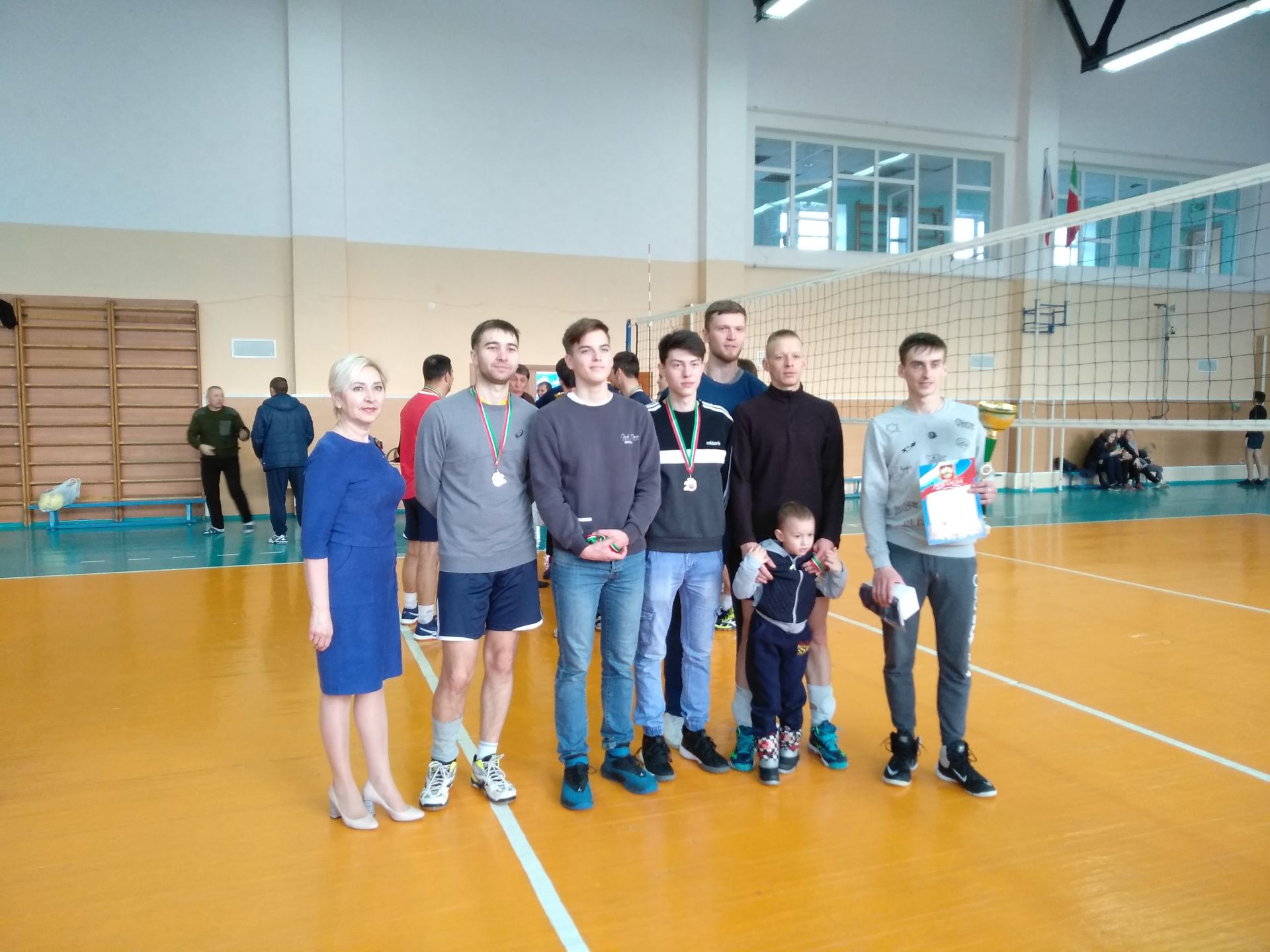 Финал и награждение победителей Чемпионата РТ по волейболу среди сильнейших мужских команд из сельских районов