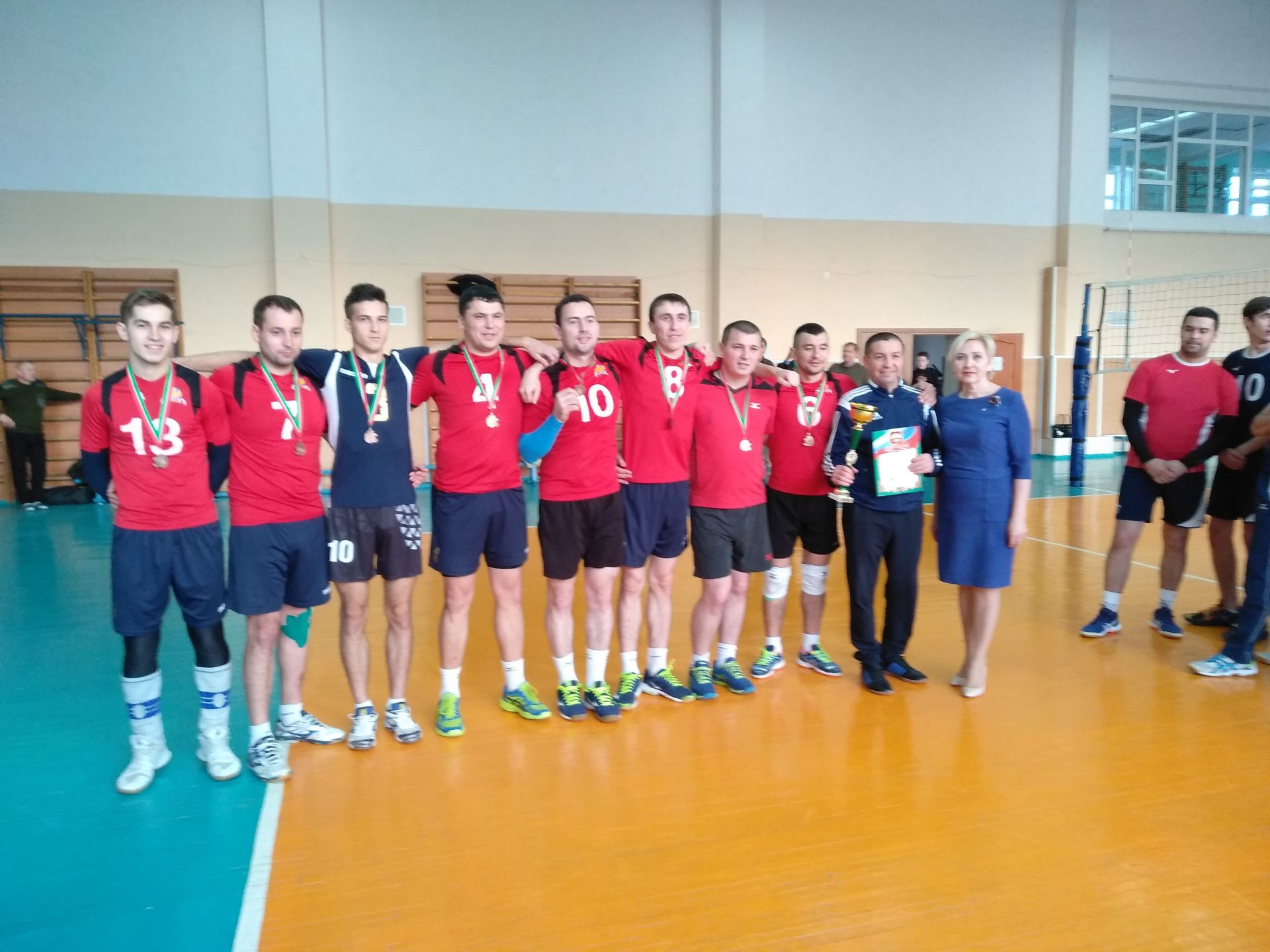Финал и награждение победителей Чемпионата РТ по волейболу среди сильнейших мужских команд из сельских районов