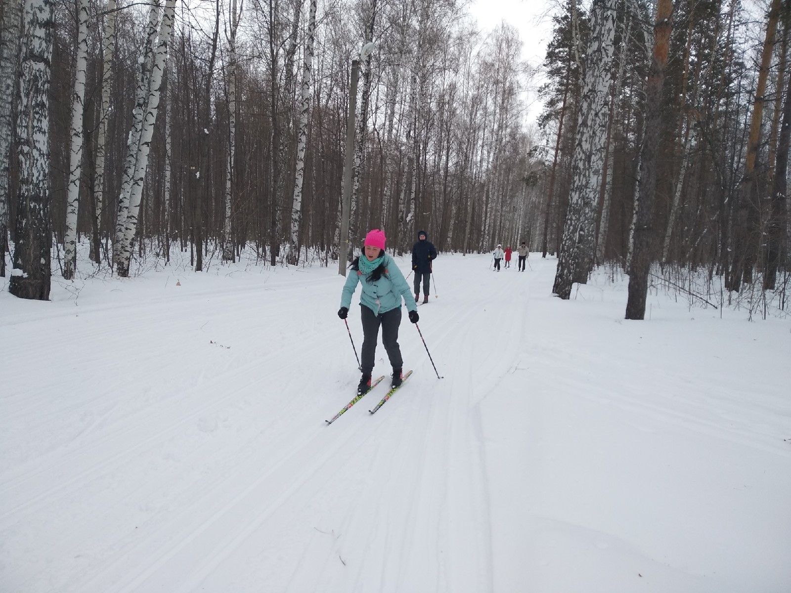 Лыжные гонки в рамках сдачи ГТО 20.02.2019