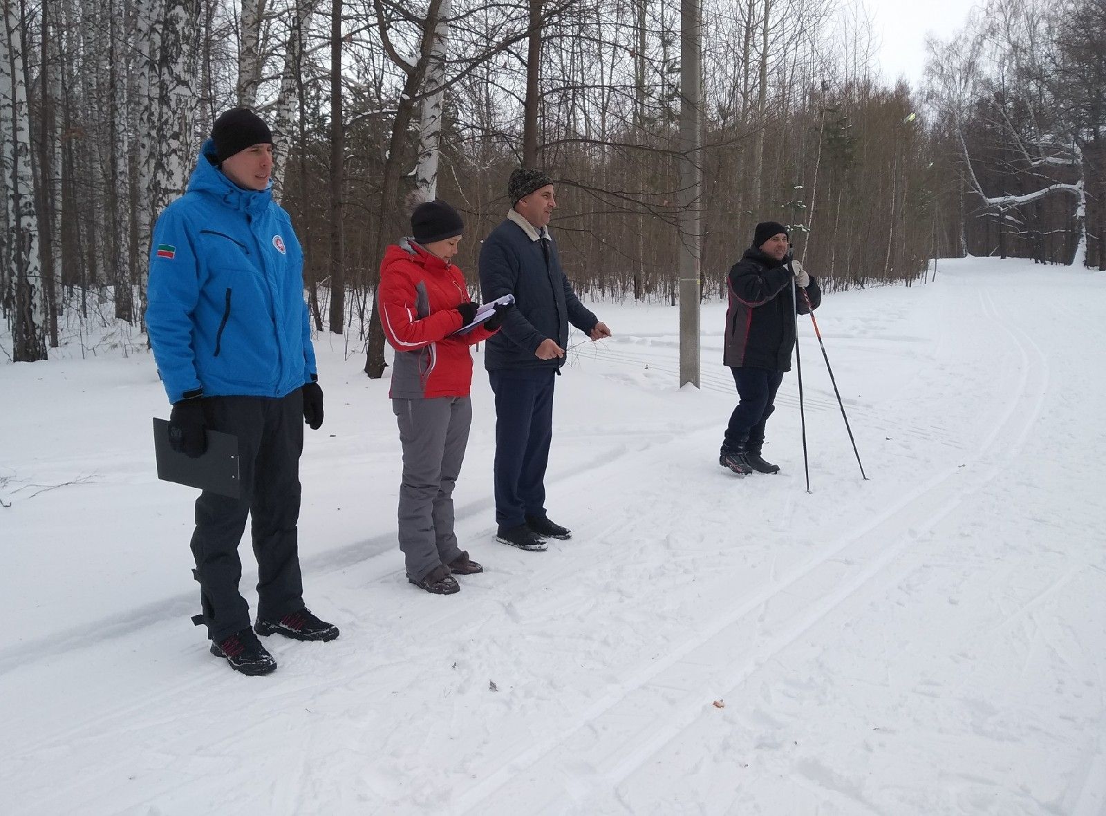 Лыжные гонки в рамках сдачи ГТО 20.02.2019
