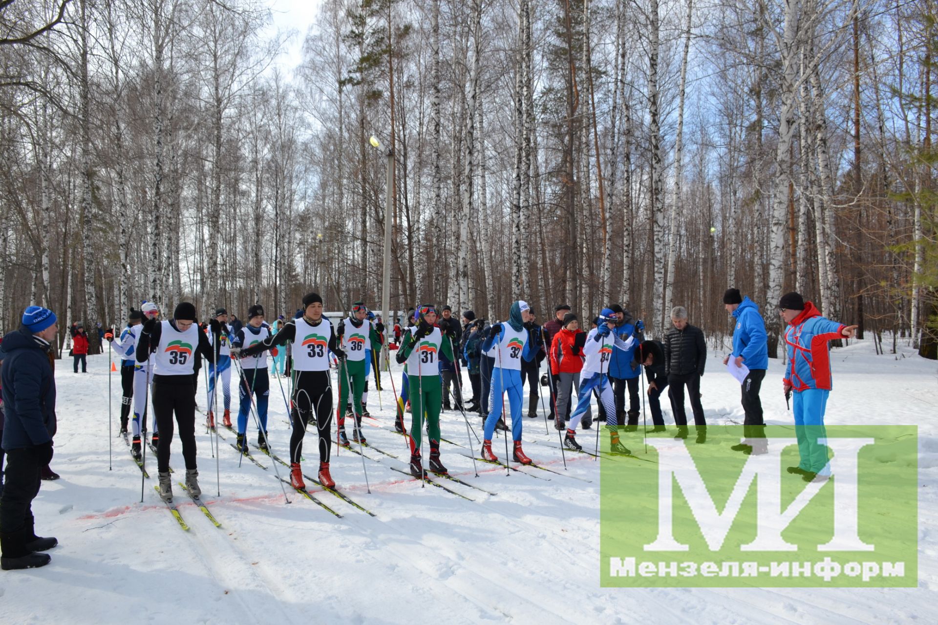 Соревнования по лыжам в честь юбилея Владиленина Мильчакова