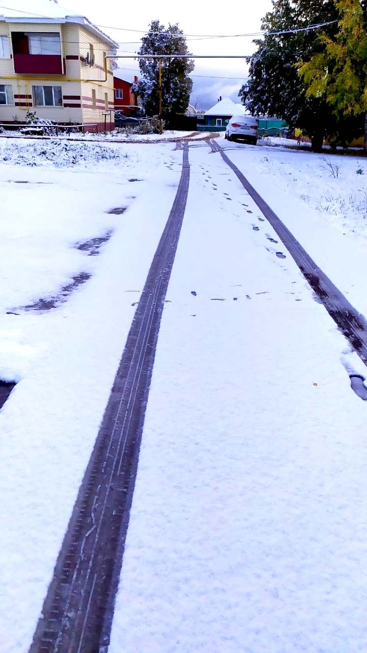 Первый снег в Мензелинске