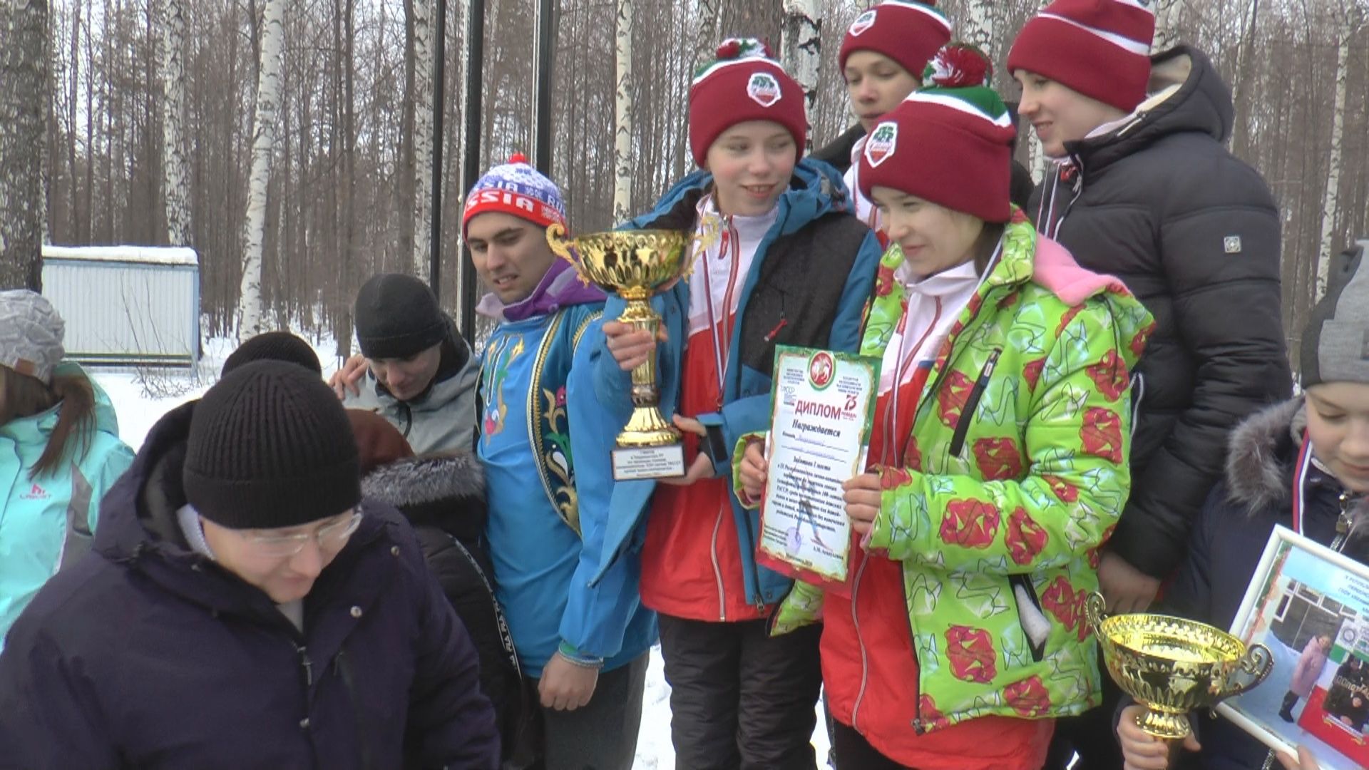 Команда Мензелинской школы-интерната заняла первое место на IX Республиканском Первенстве по лыжным гонкам