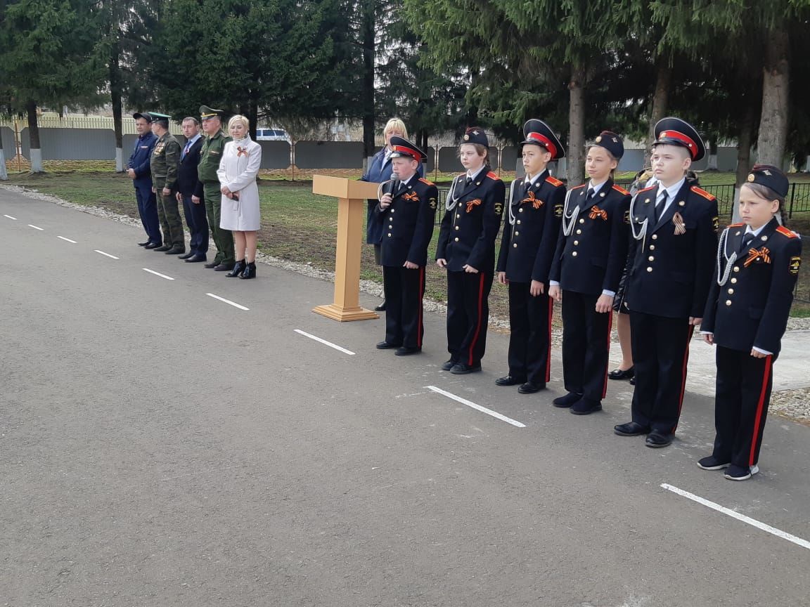 30 апреля в кадетской школе-интернат прошел митинг посвященный Дню Победы