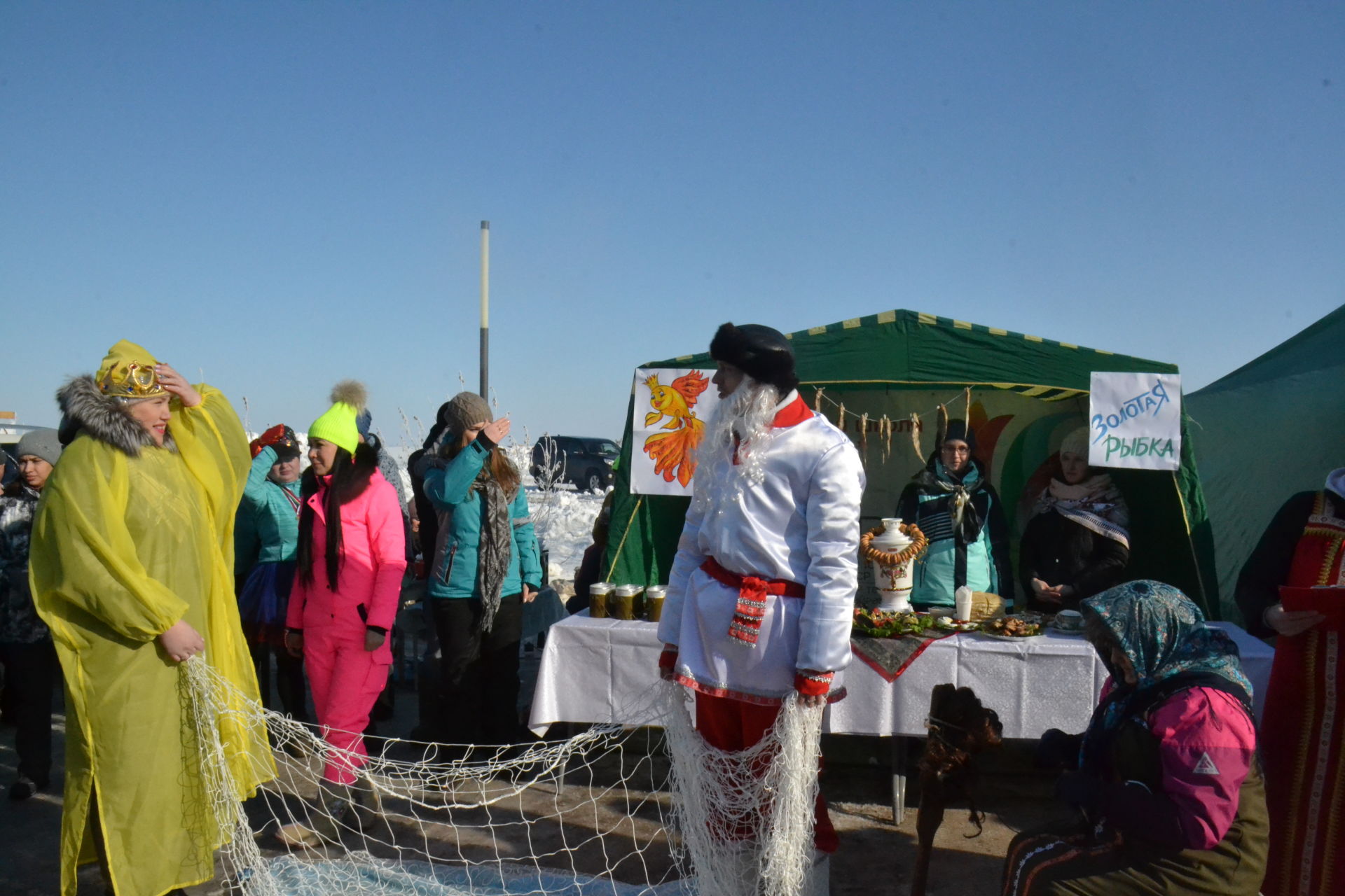 Соревнования по зимней ловле рыбы и фестиваль ухи в Мензелинске