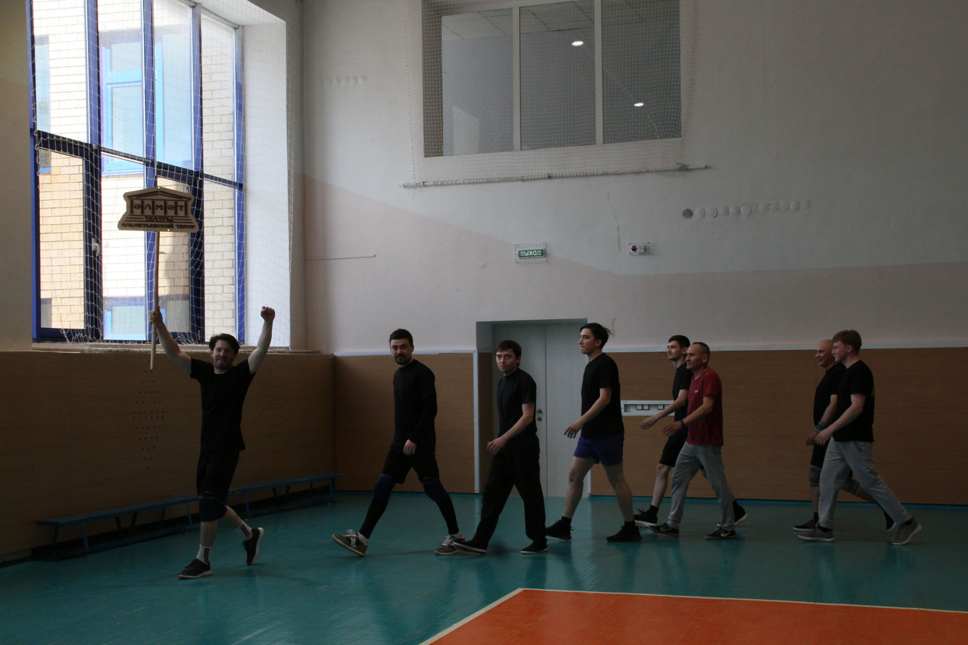 Минзәләдә театр артистлары арасында волейбол ярышлары