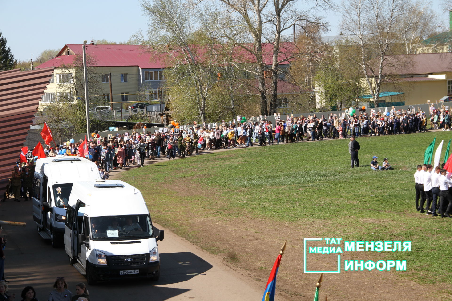 Парад Победы 9 мая в Мензелинске