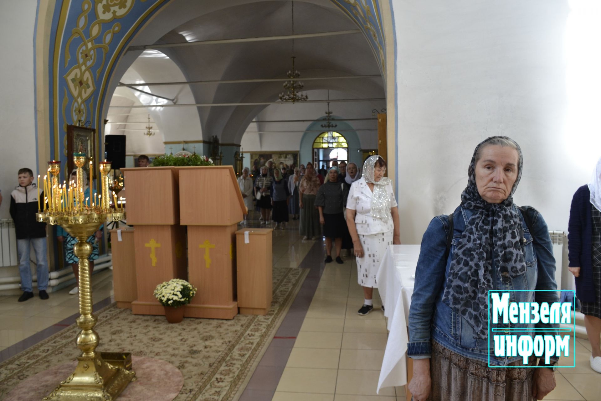 В день памяти преподобномученицы Маргариты в Мензелинске прошли праздничное богослужение и крестный ход