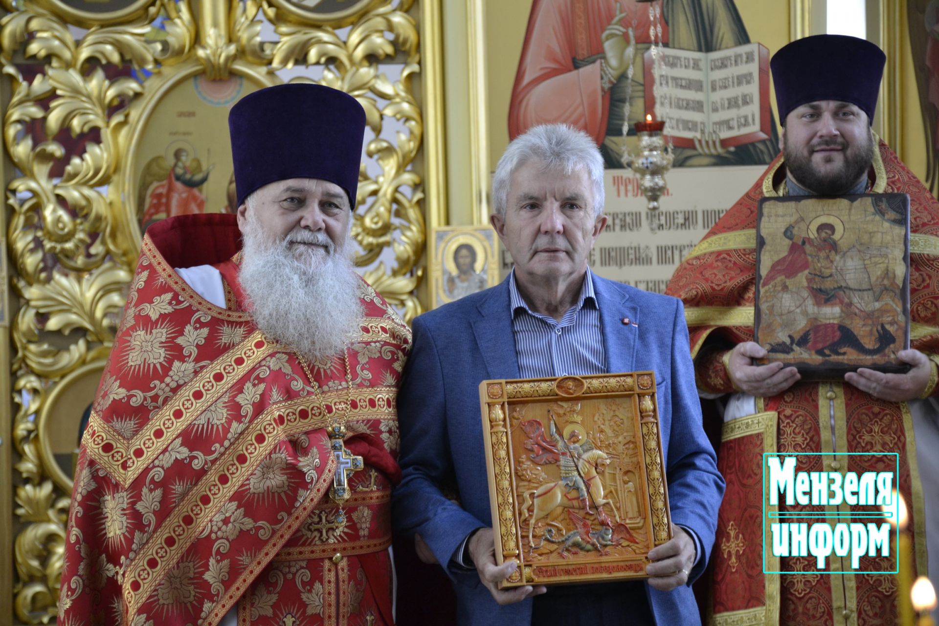 В день памяти преподобномученицы Маргариты в Мензелинске прошли праздничное богослужение и крестный ход