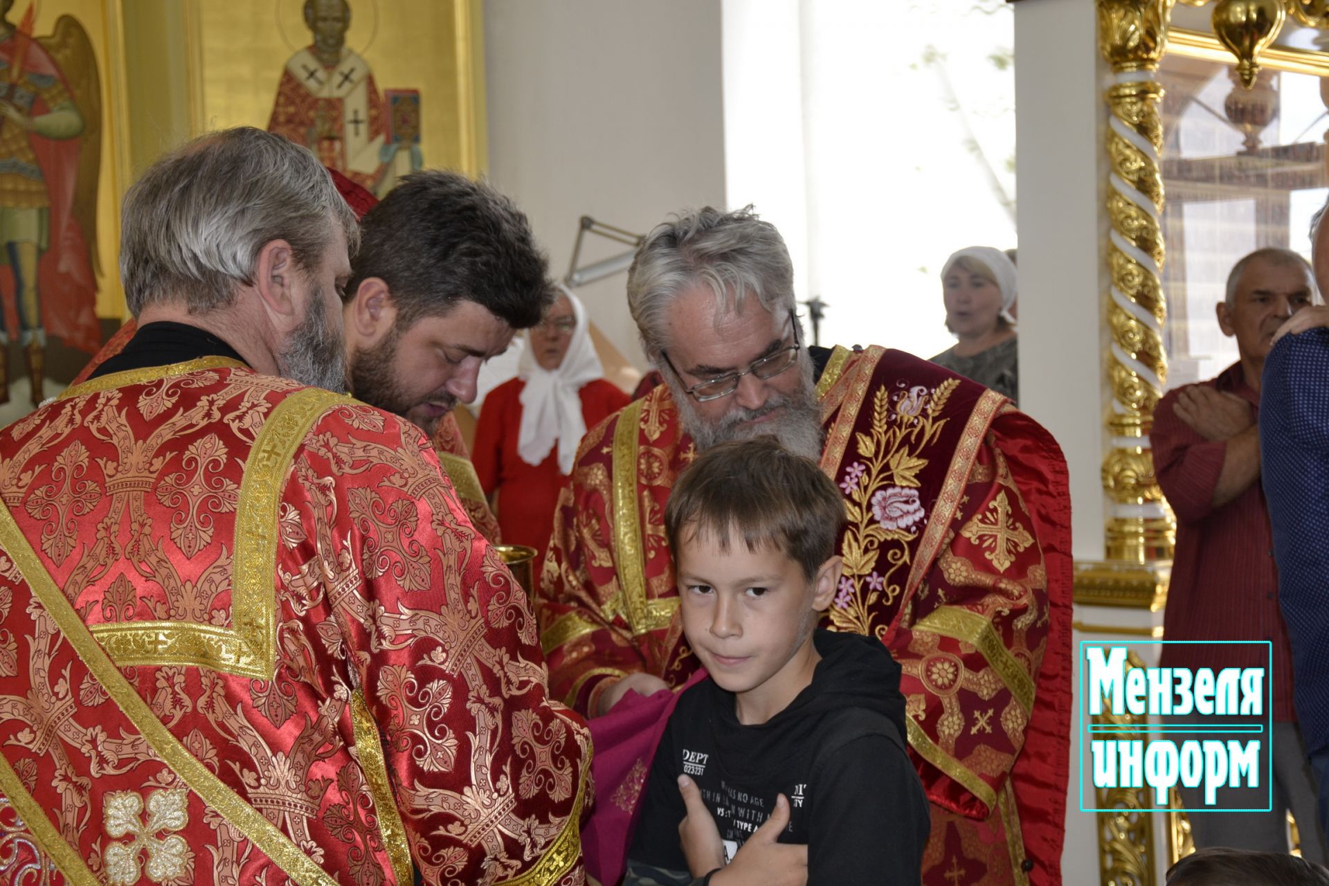 В день памяти преподобномученицы Маргариты в Мензелинске прошли праздничное богослужение и крестный ход