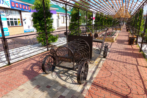 Пешеходная улица в центре Мензелинска