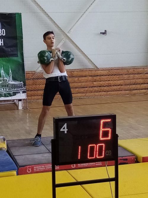 Очередная победа Мензелинских гиревиков