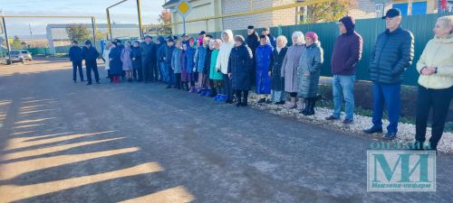 Улицы в селе Гулюково вымощены щебнем