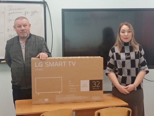 Жительница Мензелинска Гузелия Хамматова получила телевизор