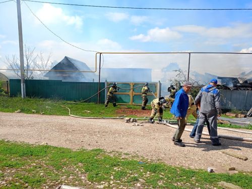 Жители села Тулубаево благодарны пожарным