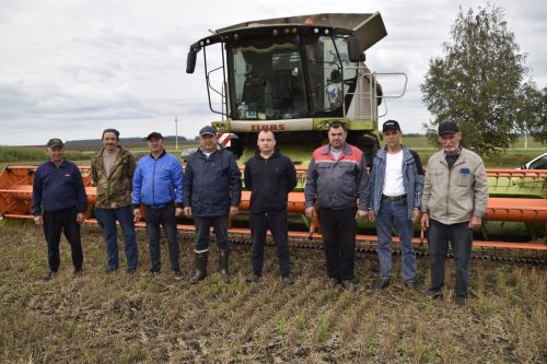В Мензелинском районе сегодня на полях будут работать около 50 комбайнов