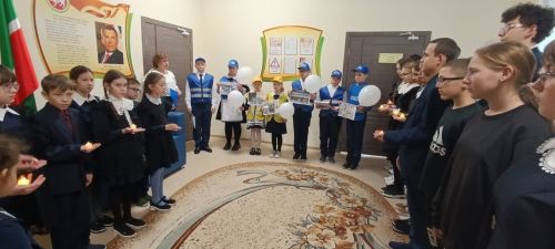 Николаевская общеобразовательная школа: «Свеча памяти» в знак уважения