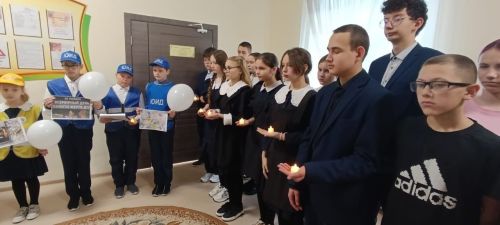 Николаевская общеобразовательная школа: «Свеча памяти» в знак уважения
