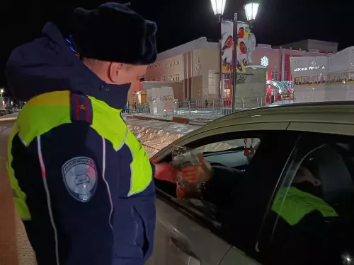 Сотрудники ГИБДД Мензелинского района на  посту безопасности