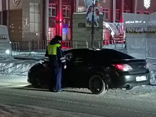 Сотрудники ГИБДД Мензелинского района на  посту безопасности
